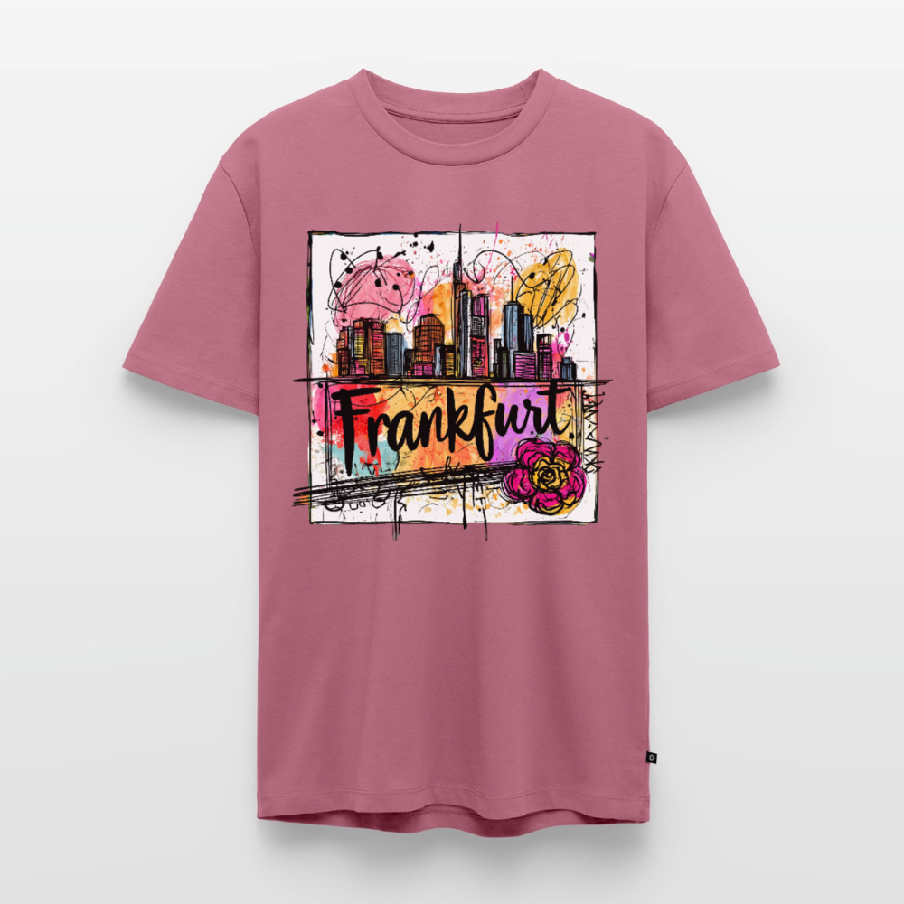 Frankfurt Skyline - Männer Premium T-Shirt - Mauve