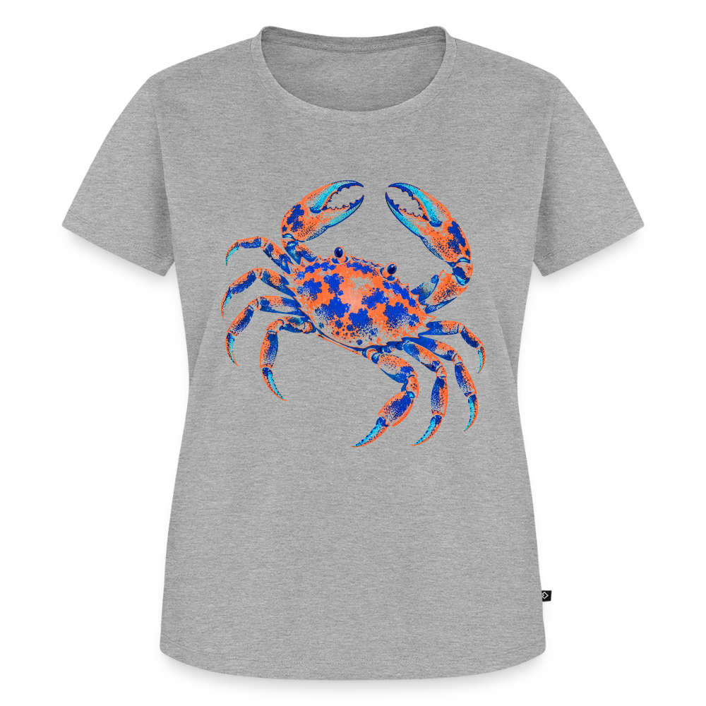 Crab Ink – Frauen Premium T-Shirt - Grau meliert