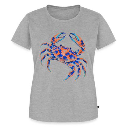 Crab Ink – Frauen Premium T-Shirt - Grau meliert