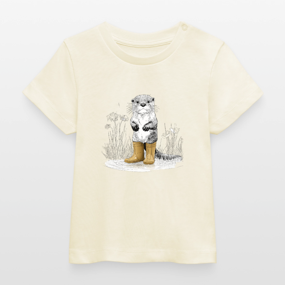 Puddle Jumper – Süßer Otter - Stanley/Stella Baby Bio-T-Shirt BABY CREATOR - by Artful Alchemist