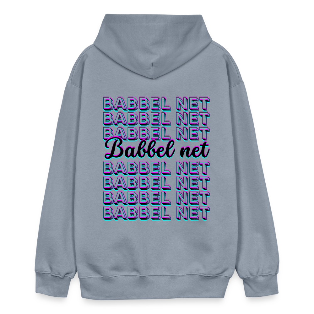 Babbel net - Hessisch Mundart - Gildan Unisex Softstyle® Midweight Hoodie - Blau