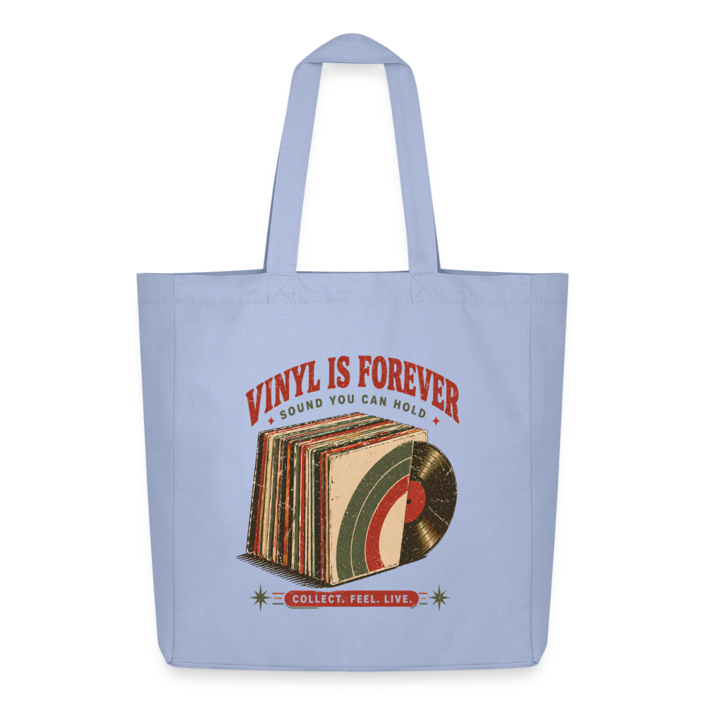 Vinyl Is Forever - Midweight recycelter Stoffbeutel von Stanley/Stella - Sky