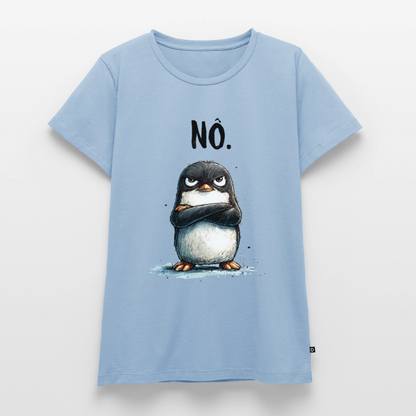 Grumpy Penguin – „NÖ.“ - Frauen Premium T-Shirt - by Artful Alchemist