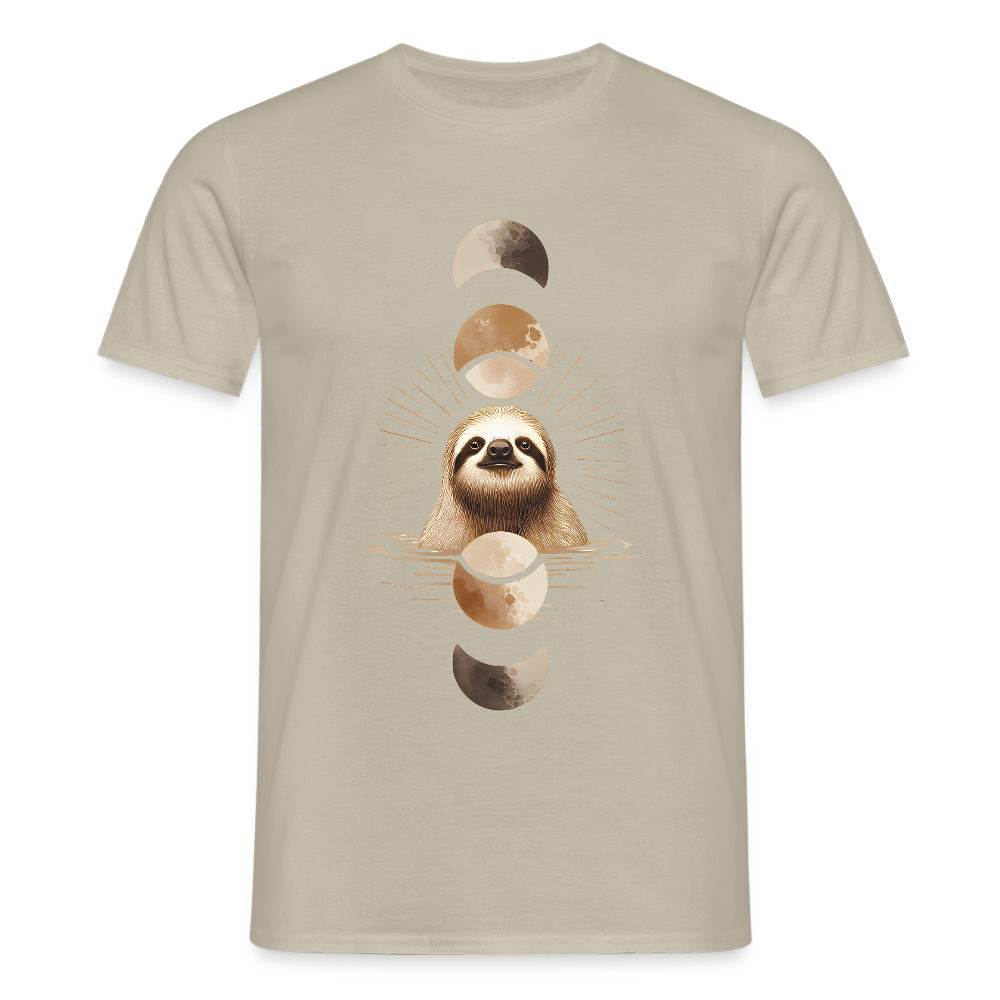 Lunar Sloth – Spirituelles Faultier - Männer T-Shirt - by Artful Alchemist