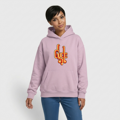 Gude Retro – Oversized Heavyweight Unisex Hoodie - Altrosa
