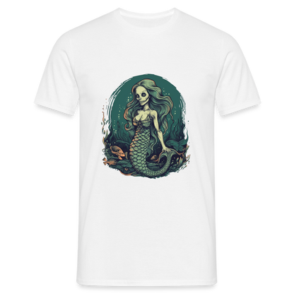 Comic Ghul Zombie Meerjungfrau - Männer T-Shirt - by Artful Alchemist