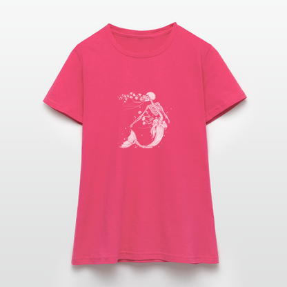 Florale Skelett Meerjungfrau - Frauen T-Shirt - by Artful Alchemist