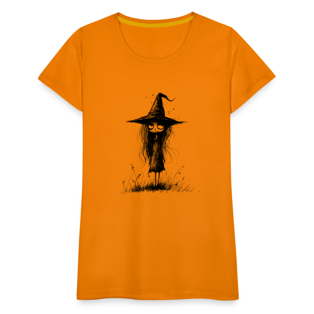 Kleine Hexe - Frauen Premium T-Shirt - Orange