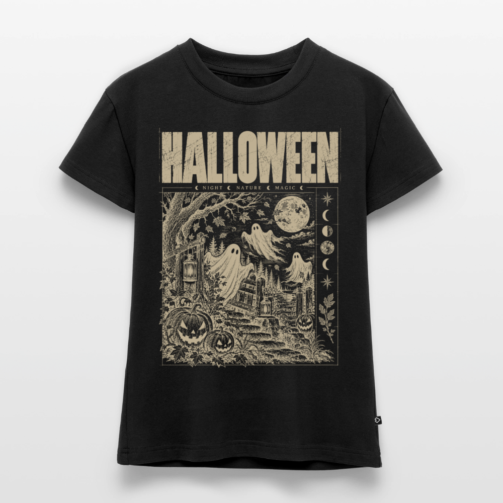 Halloween Night – Damen Bio-T-Shirt Slim Fit - by Artful Alchemist