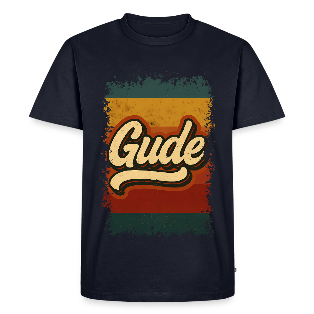 GUDE Shirt - Männer Premium T-Shirt - Navy