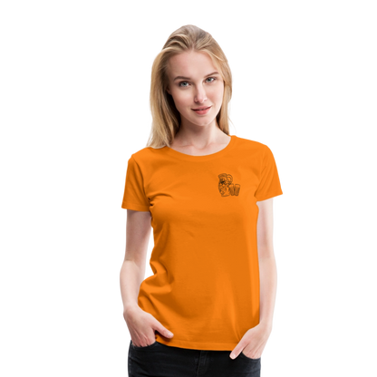 Bembel mit Gläsern - Hessisch Mundart - Frauen Premium T-Shirt - by Artful Alchemist