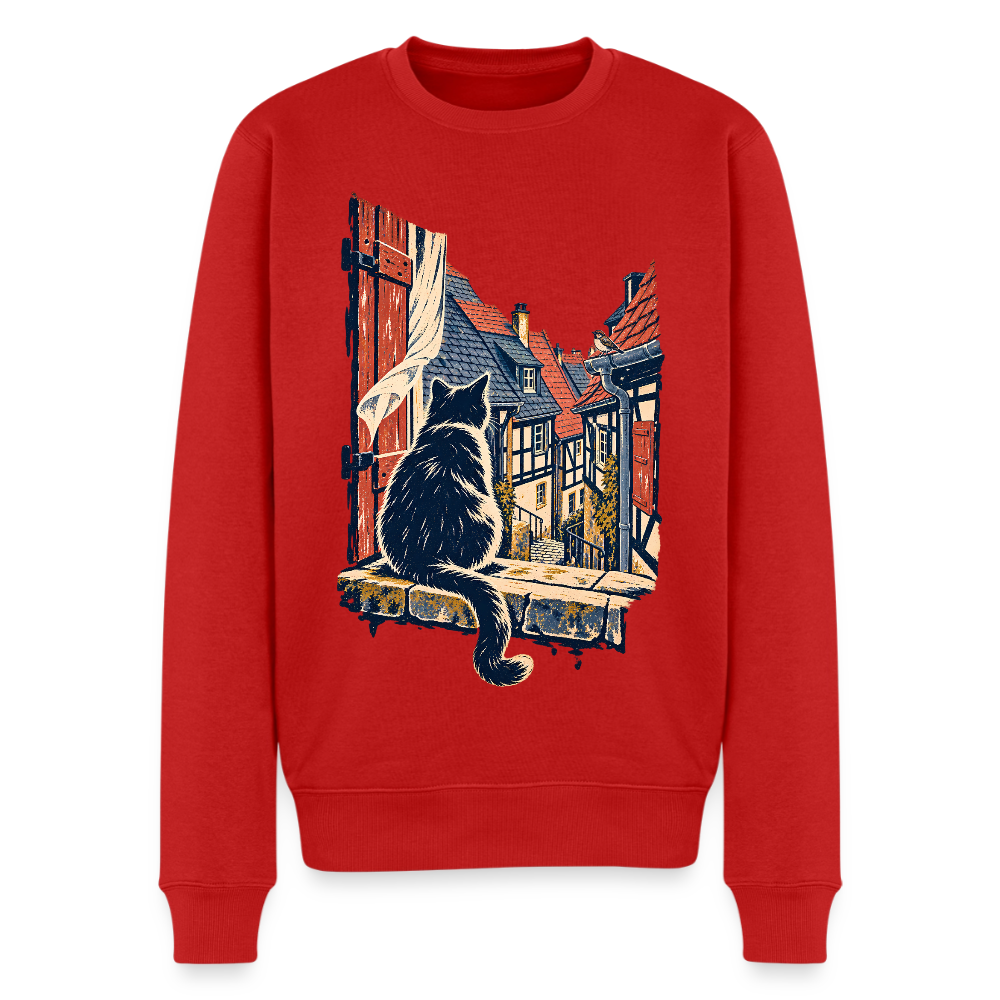 Altstadt-Katze – Männer Premium Pullover - by Artful Alchemist