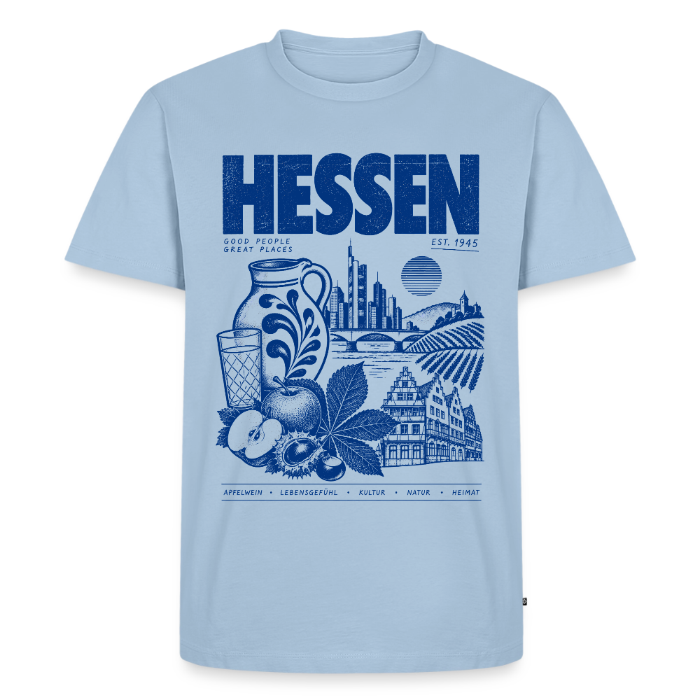 Hessen – Männer Premium T-Shirt - Hellblau