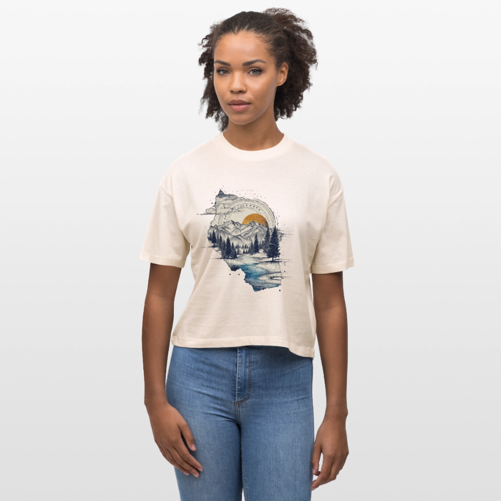 Colorado Peak - Stanley/Stella Frauen Boxy Bio-T-Shirt Nova - by Artful Alchemist