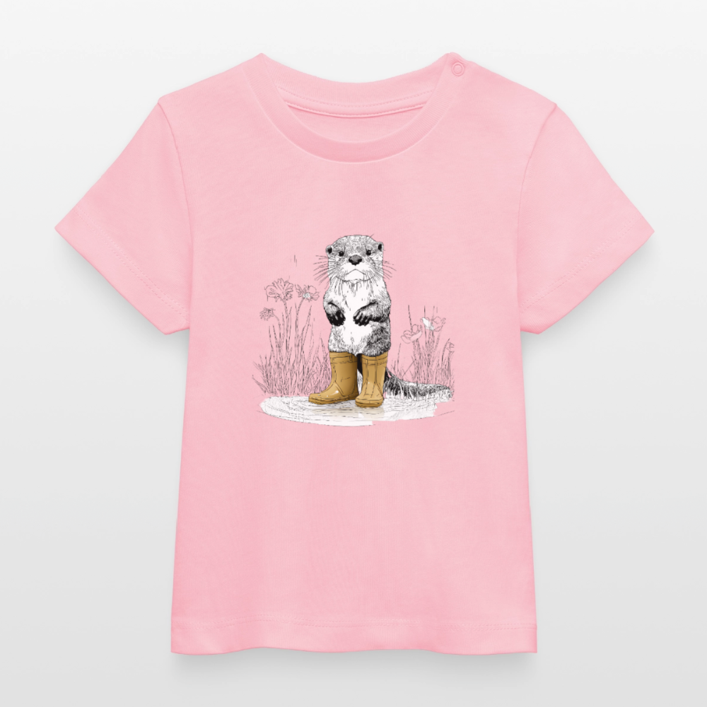 Puddle Jumper – Süßer Otter - Stanley/Stella Baby Bio-T-Shirt BABY CREATOR - by Artful Alchemist