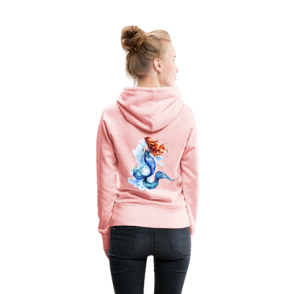 Meerjungfrau als Aquarelle - Frauen Premium Hoodie - by Artful Alchemist