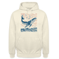 Kosmischer Wal – Retro Ocean Art - Unisex Hoodie - Vanille-Milchshake