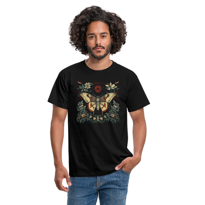 Mystische Motte mit magischem Herbarium - Männer T-Shirt - by Artful Alchemist