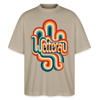 Wetterau Retro – Oversized Unisex Bio T-Shirt - Steingrau