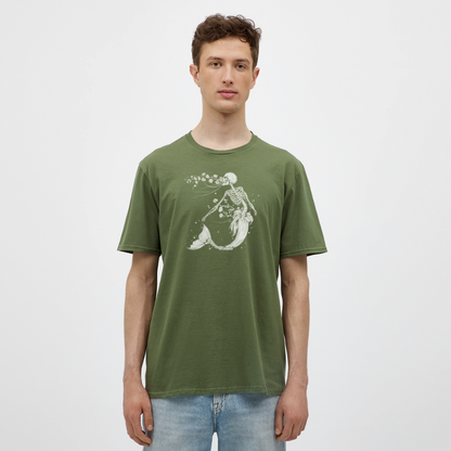 Florale Skelett Meerjungfrau - Männer T-Shirt - by Artful Alchemist
