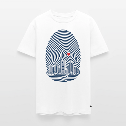 Frankfurt im Herzen – Männer Premium T-Shirt - Weiß