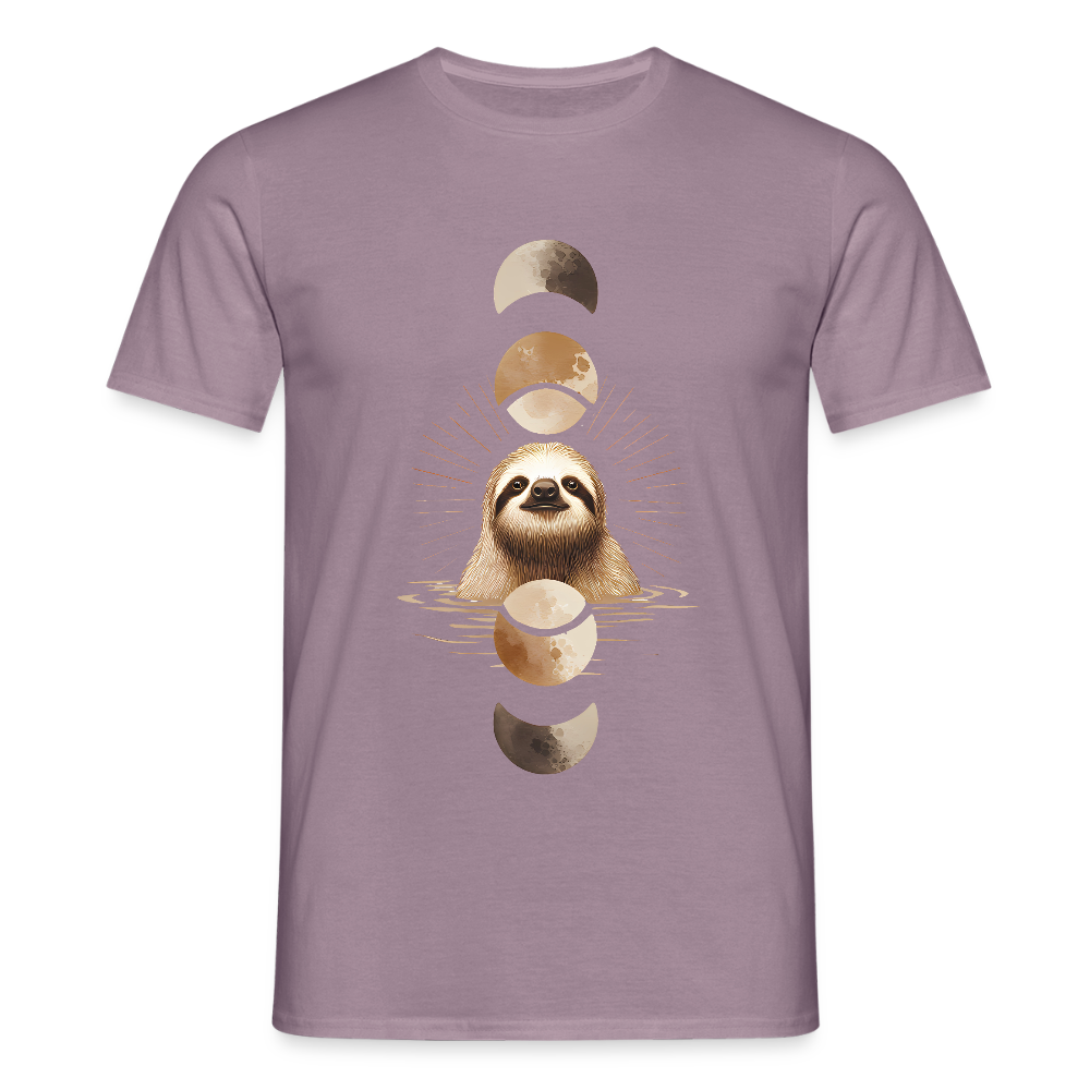 Lunar Sloth – Spirituelles Faultier - Männer T-Shirt - by Artful Alchemist