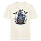 Hessisch Halloween Bembel - Unisex Relaxed Fit Bio-T-Shirt - Naturweiß 