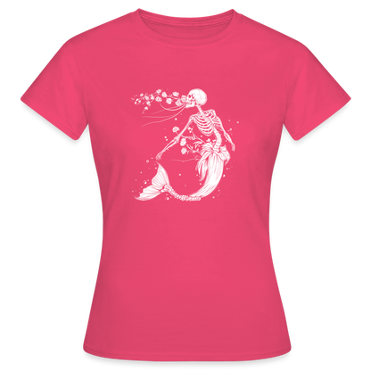 Florale Skelett Meerjungfrau - Frauen T-Shirt - by Artful Alchemist