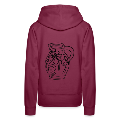 Frankfurter Bembel - Hessisch Mundart - Frauen Premium Hoodie - by Artful Alchemist