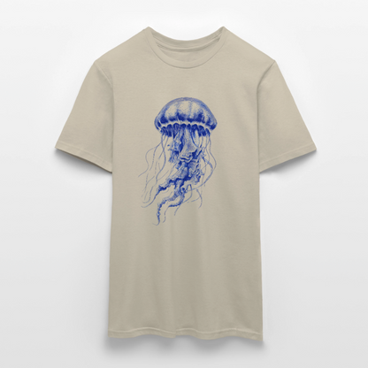 Deep Sea Indigo Qualle - Männer T-Shirt - by Artful Alchemist