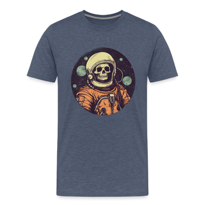 Gruseliges Skelett als Astronaut - Männer Premium T-Shirt - by Artful Alchemist