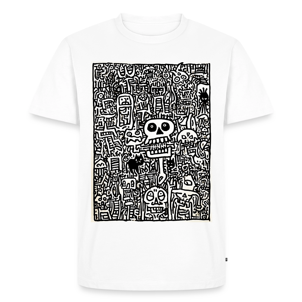 Weird Creatures – Männer Premium T-Shirt - Weiß