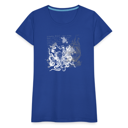 Vintage Steampunk Oktopus Motiv - Frauen Premium T-Shirts - by Artful Alchemist