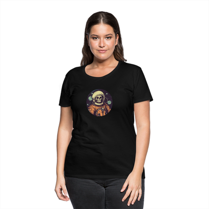 Gruseliges Skelett als Astronaut - Frauen Premium T-Shirt - by Artful Alchemist