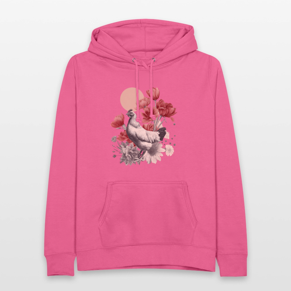 Vintage Boho Blossom Chicken - Frauen Hoodie - Pink