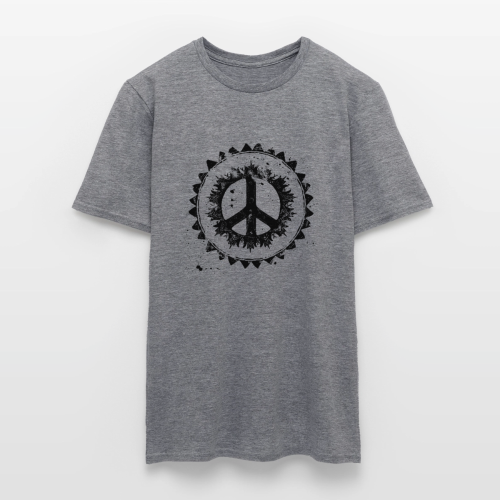 Urban Retro Peace Zeichen - Männer T-Shirt - by Artful Alchemist