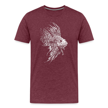 Rotfeuerfisch - Monochrom - Männer Premium T-Shirt - by Artful Alchemist