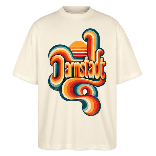 Darmstadt Retro – Oversized Unisex Bio T-Shirt - by Artful Alchemist