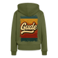 „Gude“ – Retro Look aus Hessen - Frauen Premium Bio Hoodie - Khaki