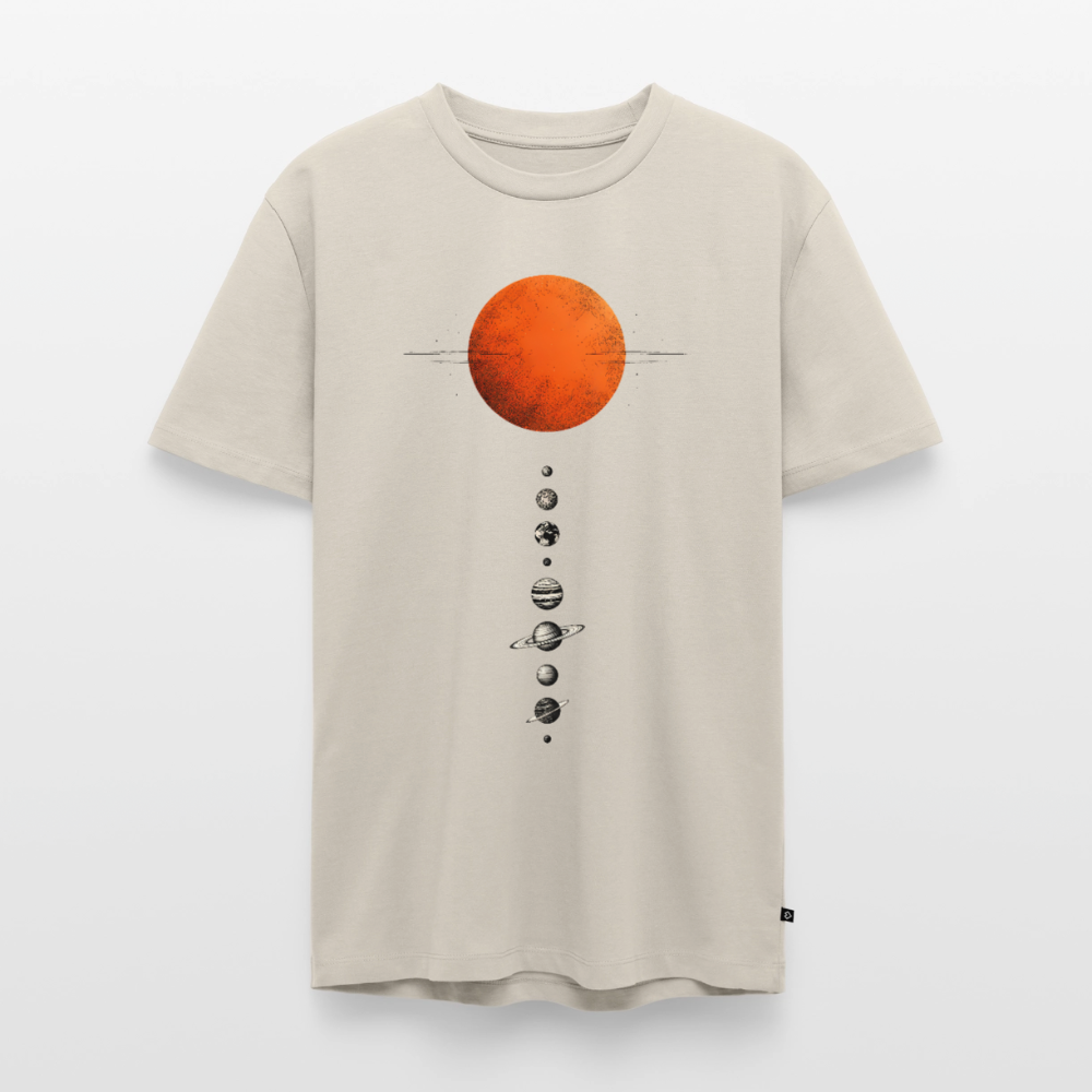 Sonnensystem - Männer Premium T-Shirt - Beige