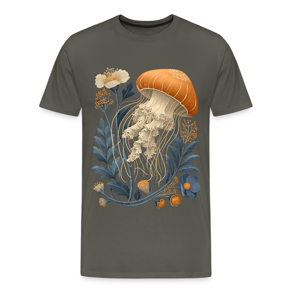 Florale Qualle - Männer Premium T-Shirt - by Artful Alchemist