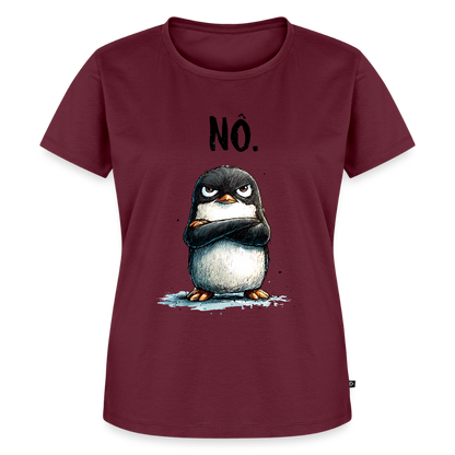 Grumpy Penguin – „NÖ.“ - Frauen Premium T-Shirt - by Artful Alchemist