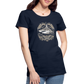 Cooler Hai mit Boho/Tribal Mustern - Frauen Premium T-Shirts - Navy