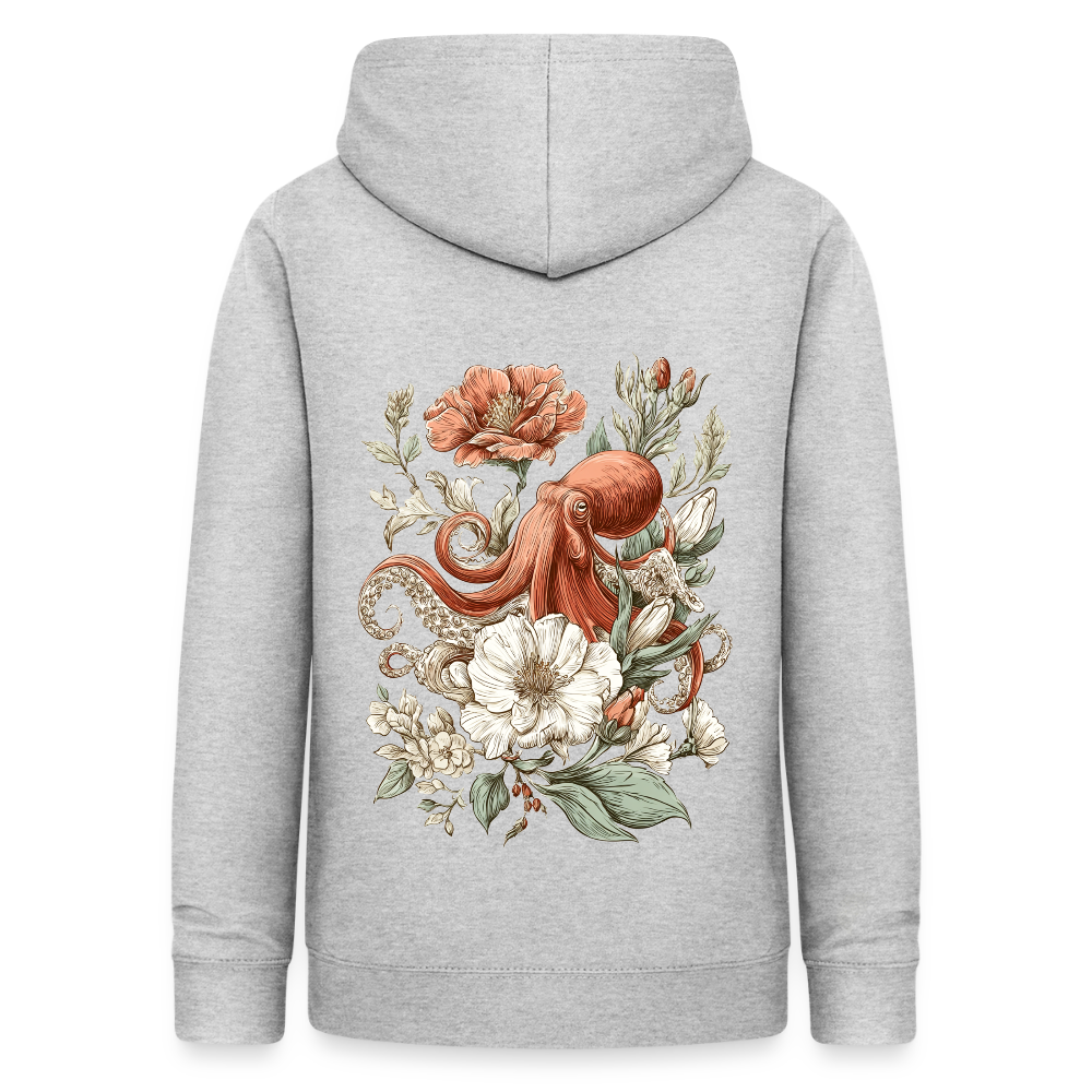 Oceanic Bloom – Vintage Octopus - Frauen Hoodie - by Artful Alchemist
