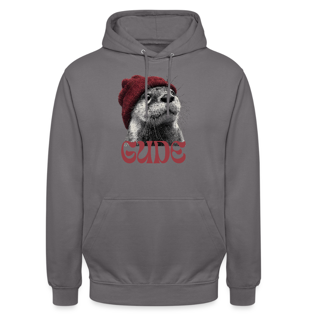 Gude Otter - Unisex Hoodie - Mittelgrau