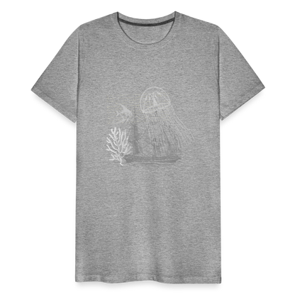 Vintage Steampunk Quallen Motiv - Männer Premium T-Shirts - by Artful Alchemist