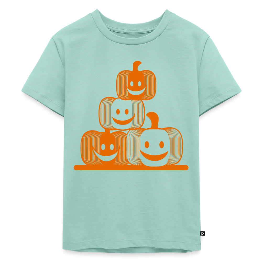 Happy Pumpkin Crew - Kinder Premium T-Shirt - Mint 