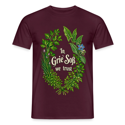 In Grie` Soß we trust - Männer T-Shirt - by Artful Alchemist