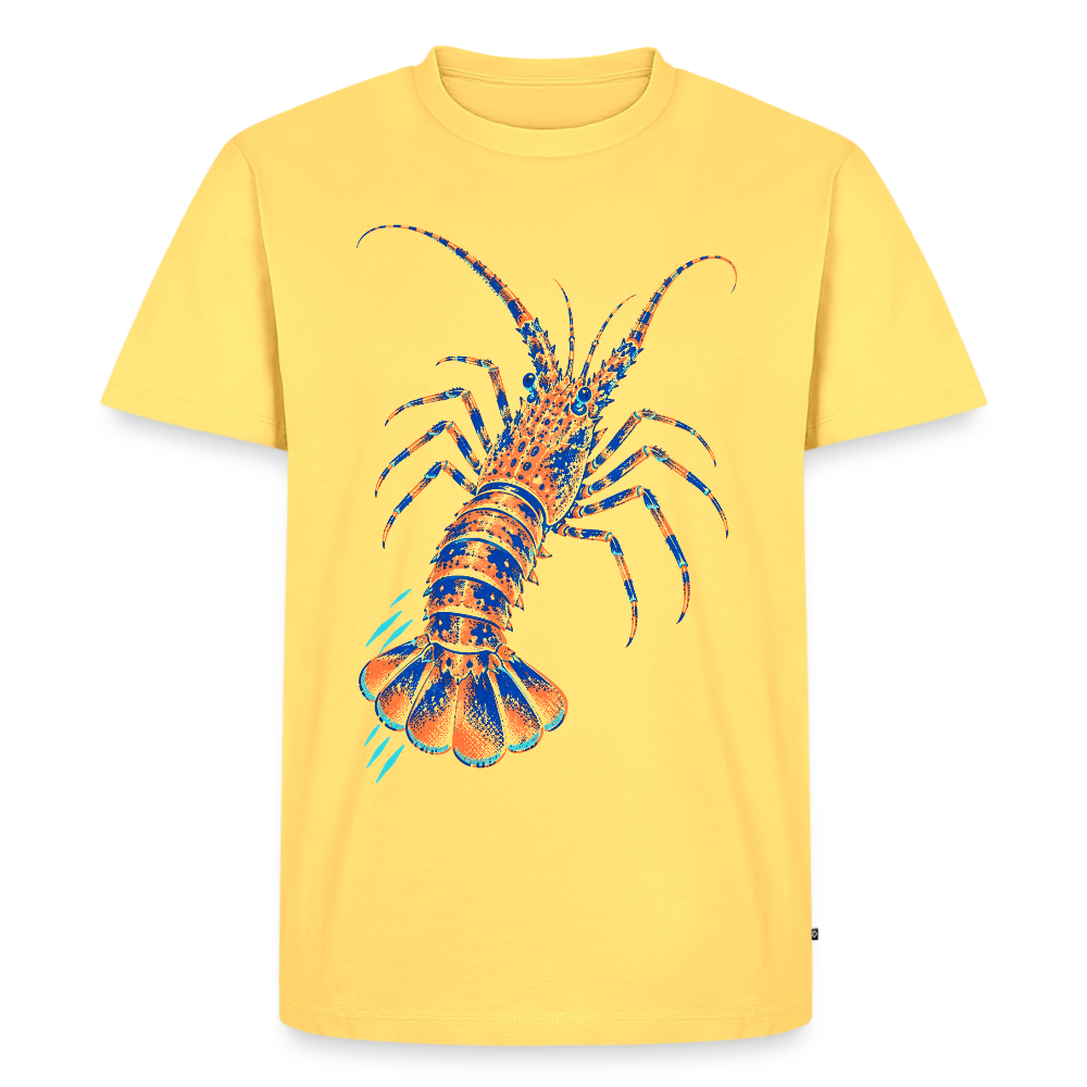 Lobster Ink – Männer Premium T-Shirt - Pastellgelb