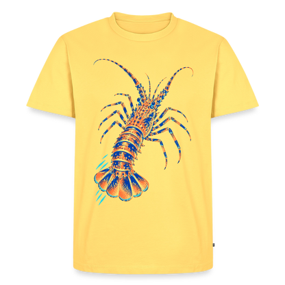 Lobster Ink – Männer Premium T-Shirt - Pastellgelb